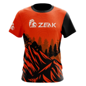 Zeak Orange Inferno Flame Jersey